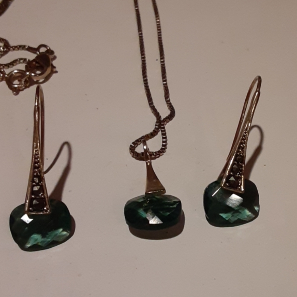 Monet Necklace And Earrings